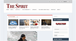 Desktop Screenshot of myspiritnews.com