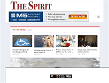 Tablet Screenshot of myspiritnews.com